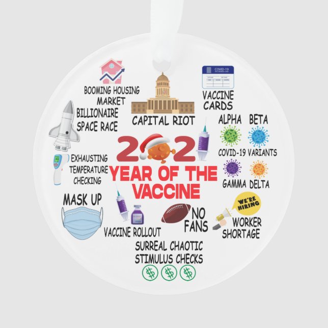 Christmas Tree Holiday Decor Funny Keepsake 2021 Ornament (Front)