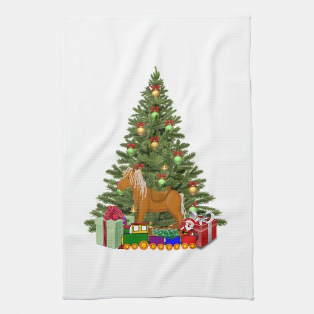  Christmas Tree Holiday Home Kitchen Towel (Vertical)