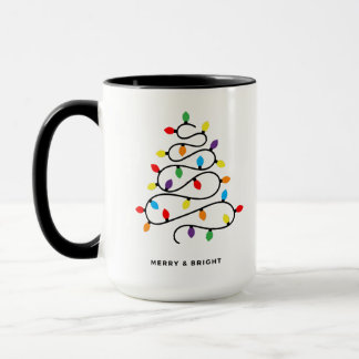 Christmas Tree Holiday Lights Mug