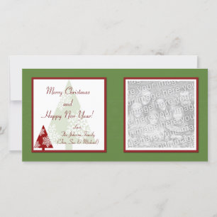 Christmas Tree Holiday Photo Cards