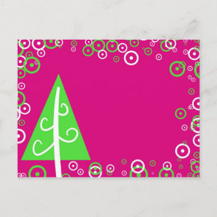 Christmas Tree Holiday Postcard