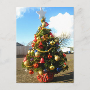 Christmas Tree Holiday Postcard