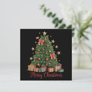Christmas Tree Holiday Winter Gift Card