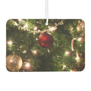 Christmas Tree I Holiday Pretty Green and Red Air Freshener