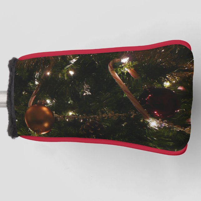 Christmas Tree III Holiday Scene Golf Head Cover (Front)