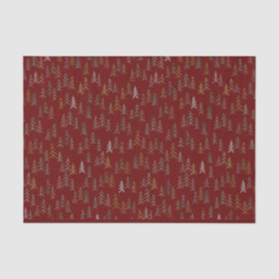 Christmas Tree Illustration Watercolor  Tissue Paper