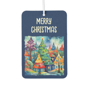 Christmas Tree in abstract art 8 - Fan Fun Air Freshener
