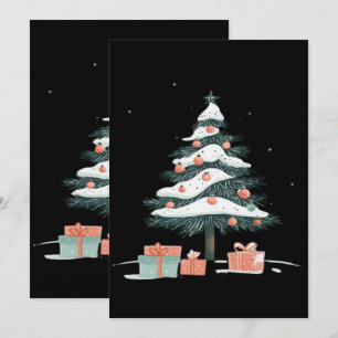 Christmas tree  invitation