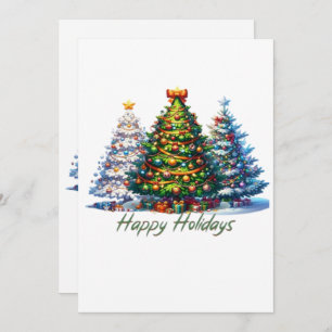 Christmas tree  invitation