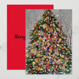 CHRISTMAS TREE  INVITATION