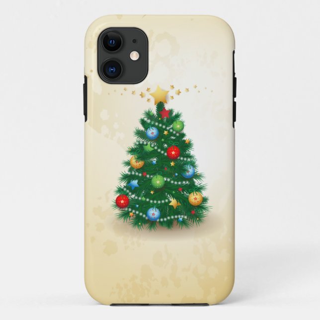 Christmas tree, iPhone 5 case (Back)