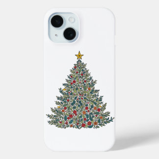 Christmas tree iphone case