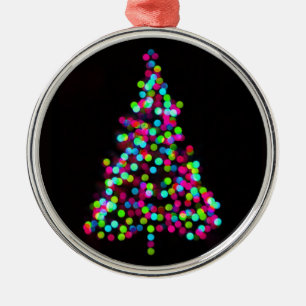 Christmas Tree Jewels Metal Ornament