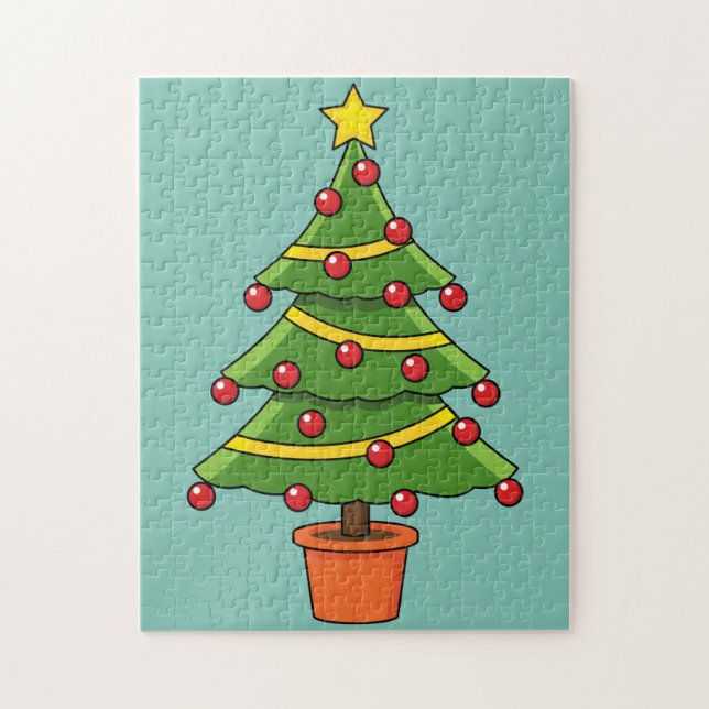 Christmas Tree Jigsaw Puzzle (Vertical)
