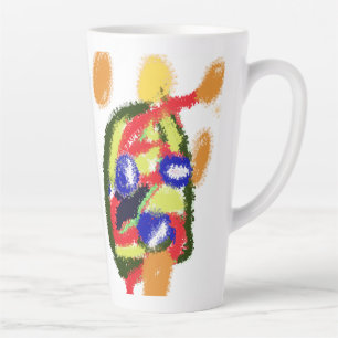 Christmas tree joy latte mug
