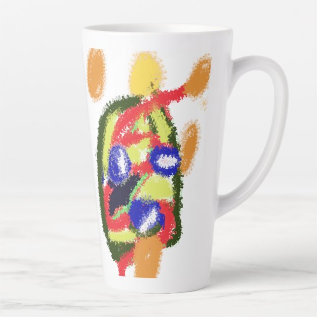 Christmas tree joy  latte mug (Right)