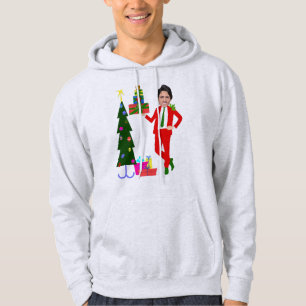 christmas tree justin trudeau hoodie