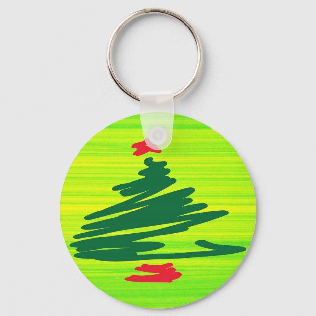 Christmas Tree Keychain (Front)