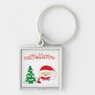 Christmas tree keychain