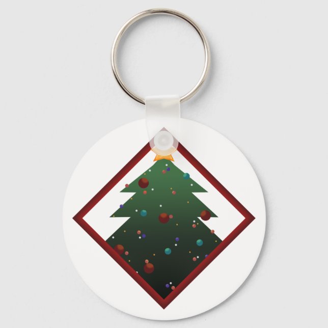 Christmas Tree Keychain (Front)