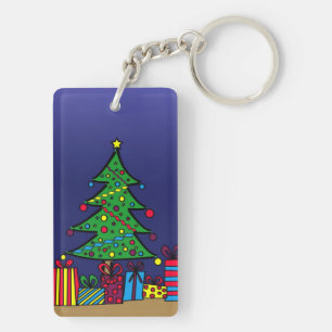 Christmas tree keychain