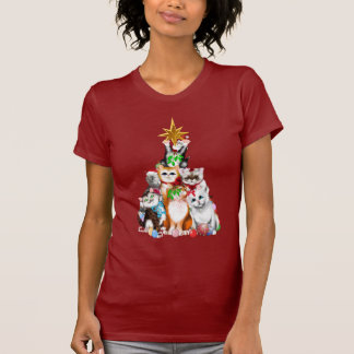 Christmas Tree Kittens T-Shirt
