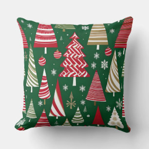 christmas tree land pillow