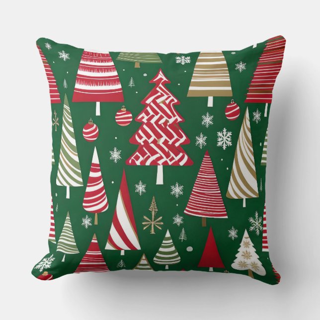 christmas tree land pillow (Front)
