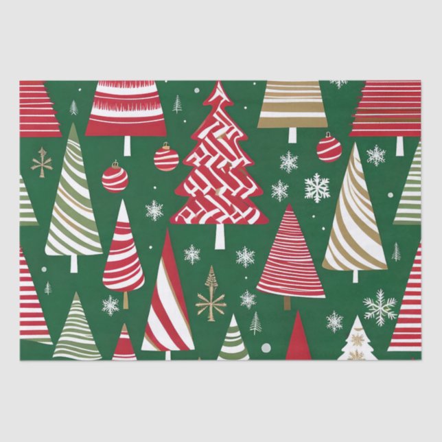 christmas tree land tissue paper (Front)