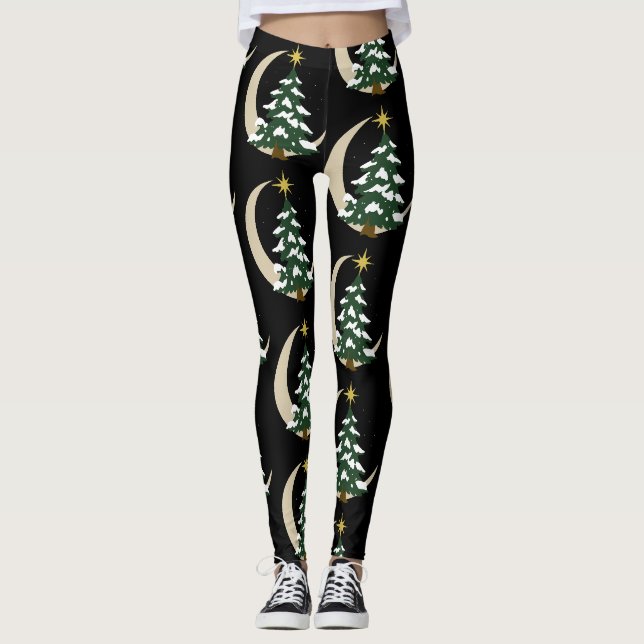 Christmas Tree Leggings Girl's Women's (Front)