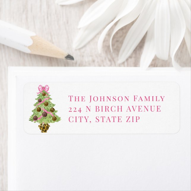 Christmas Tree Leopard Ornament (En situation)