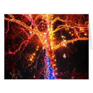 Christmas Tree Lights Abstract