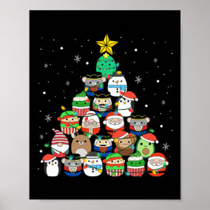 Christmas Tree Lights Squish Squad Mallow Girls Bo Poster