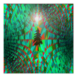 Christmas tree lost in space... poster