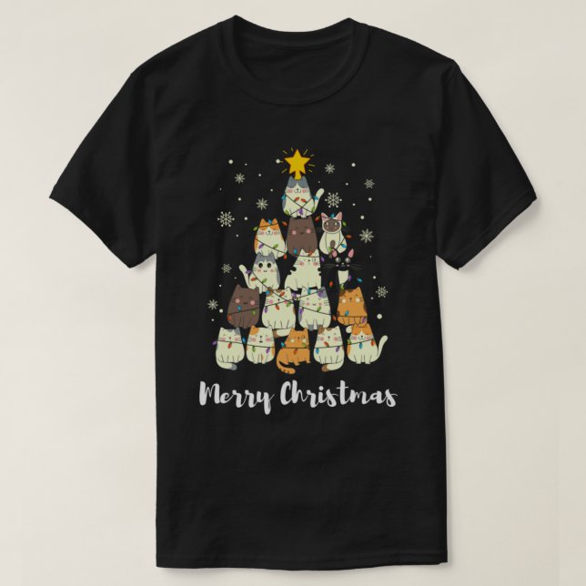 Christmas Tree Lover Woman Kid - Funny Merry Chris T-Shirt (Design Front)