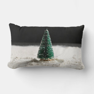 christmas tree lumbar pillow