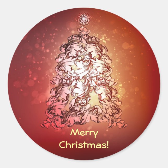 Christmas tree magic sticker (Front)