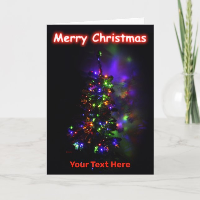 Christmas Tree - Merry Christmas Card (Front)