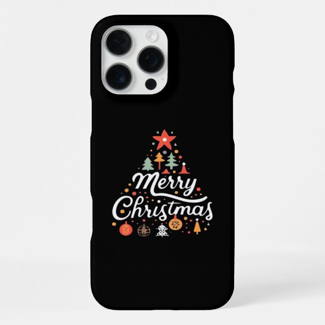 Christmas Tree Merry Christmas Classic iPhone Case (Back)