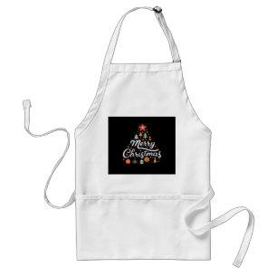Christmas Tree Merry Christmas Classic Standard Apron