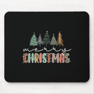 Christmas Tree Merry Christmas For Women Girls Mouse Pad