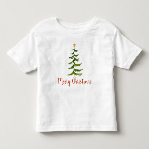 Christmas Tree Merry Christmas Toddler T-shirt