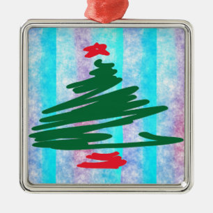 Christmas Tree Metal Ornament