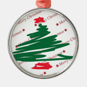 Christmas Tree Metal Ornament