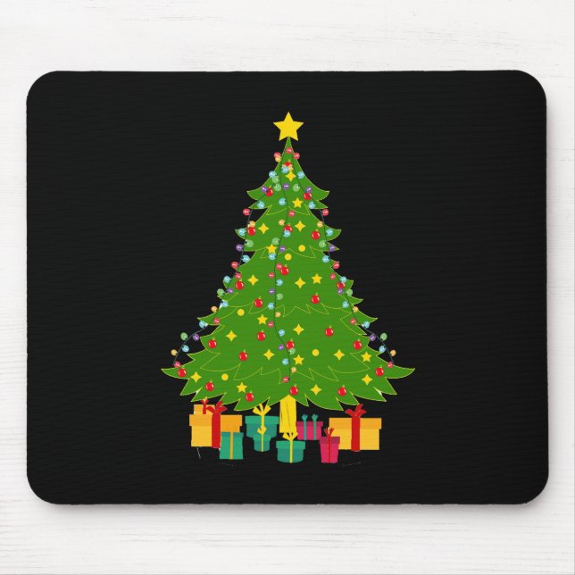 Christmas Tree Mouse Pad (Front)