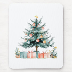 Christmas tree mouse pad