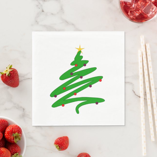 Christmas Tree Napkin (Insitu)