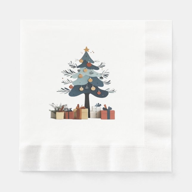 Christmas tree  napkin (Front)