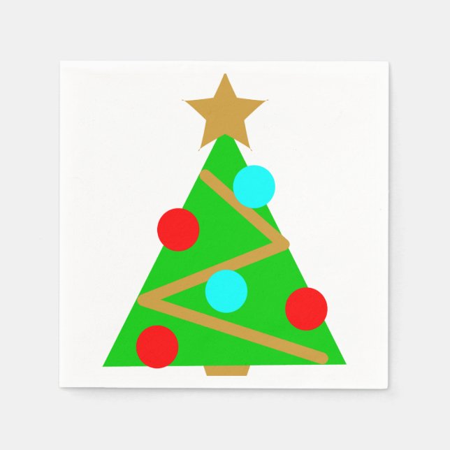 Christmas Tree  Napkins (Front)