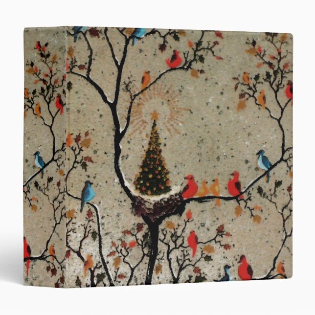 Christmas Tree Nest~ Binder / Photo Album 1.5" (Front/Spine)
